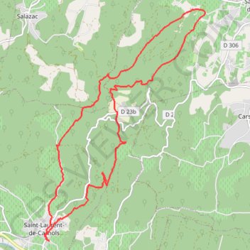 La Chartreuse de Valbonne GPS track, route, trail