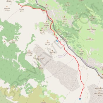 Velika Duvjakuša-PD Sveti Jakov-Teži uspon-Velika Duvjakuša GPS track, route, trail
