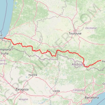 Trans Pyrénées moto_1 GPS track, route, trail