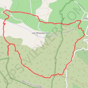 La Sarrazine GPS track, route, trail