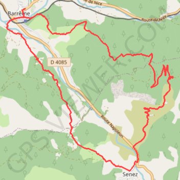 Le Tour de Lieye GPS track, route, trail