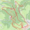 Bourg Argental la tortue et alentours GPS track, route, trail