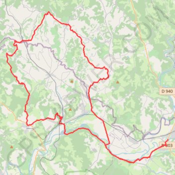 Bretenoux-collonges GPS track, route, trail