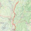 Traversée du Revermont (Jura) GPS track, route, trail