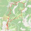 Baisse de Beccas et granges du cuous GPS track, route, trail