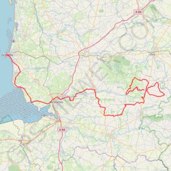 Etape 05 Sourdeval Granville_V2 GPS track, route, trail