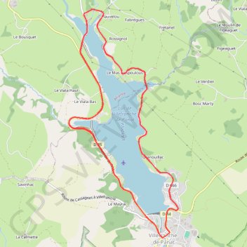 Villefranche de Panat GPS track, route, trail