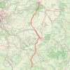 De Reims à Vezelay via Troyes GPS track, route, trail