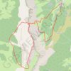 Le grand Veymont depuis Gresse GPS track, route, trail