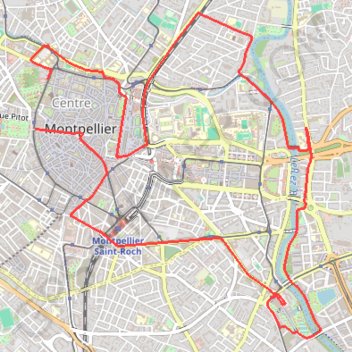 10km GPS track, route, trail