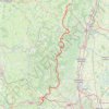 GR 76 >> Affoux-Cluny 114Km GPS track, route, trail