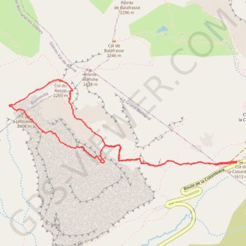 Pic de Jallouvre par l'Arête des bouquetins GPS track, route, trail