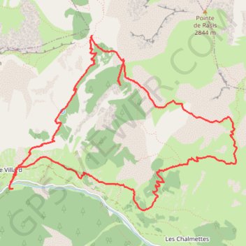 Boucle sous les estronques GPS track, route, trail