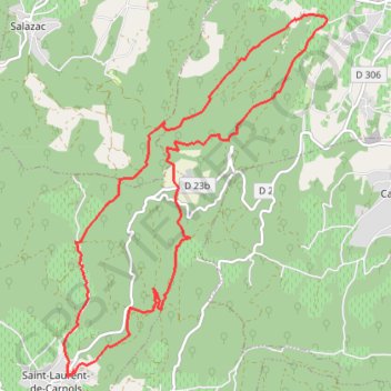 La Chartreuse de Valbonnne GPS track, route, trail