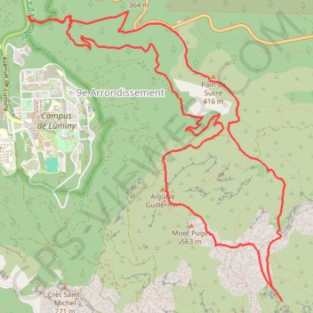 Aiguille de Guillemin GPS track, route, trail