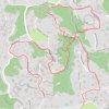 Los Altos Hills trails GPS track, route, trail