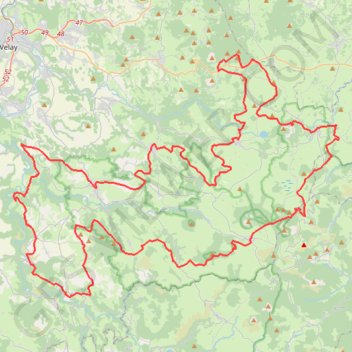 Évasion entre Loire sauvage et Mézenc GPS track, route, trail