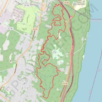 Alpine & Rockleigh GPS track, route, trail