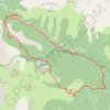 Le circuit des Adus GPS track, route, trail