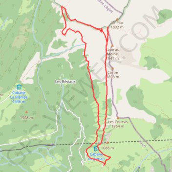 Pierra Perchia GPS track, route, trail