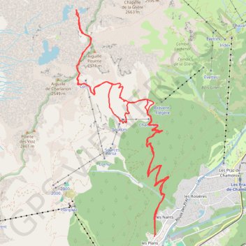 Lacs Noirs GPS track, route, trail