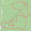 Fontainebleau, le Carosse GPS track, route, trail