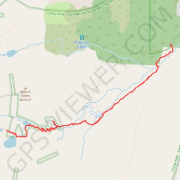 Mayflower Lake, Continental Falls and Mohawk Lakes GPS track, route, trail