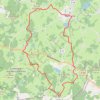 Merinchal Gros Bois (Source du Cher) Fiche rando 19 km GPS track, route, trail