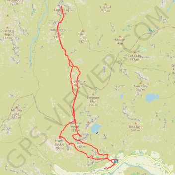 Eagle Crag Loop GPS track, route, trail