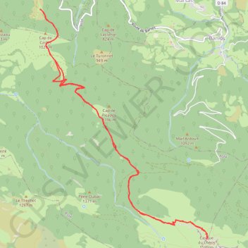 Casque du Lhéris - Gerde GPS track, route, trail