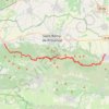 Traversée des alpilles GPS track, route, trail