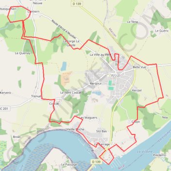 Circuit des coteaux de Vilaine GPS track, route, trail