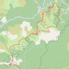 Les balmelles lieux dits GPS track, route, trail