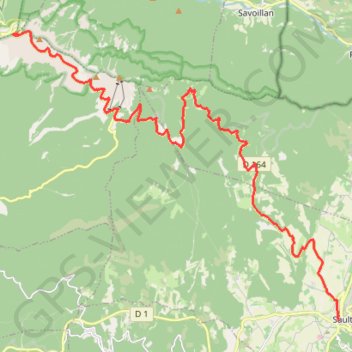 [Itinéraire] C- Ascension du Ventoux par Sault GPS track, route, trail