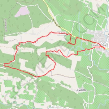 Cavillargues GPS track, route, trail
