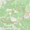 Bois d'Uchaux GPS track, route, trail