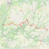 Najac depuis Barqueville GPS track, route, trail