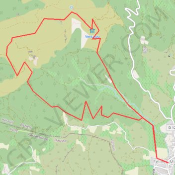 Félines-Minervois GPS track, route, trail