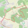 Saulny, anneau vert GPS track, route, trail