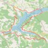 Tour du lac depuis Espinasse GPS track, route, trail