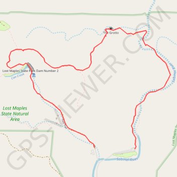 Lost Maples State Natural Area Loop GPS track, route, trail