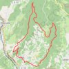 Le Crêt de Tier GPS track, route, trail