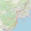 Randonnée de Vence (Alpes-Maritimes) à Fréjus (Var) GPS track, route, trail
