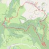 La source de l'ain GPS track, route, trail