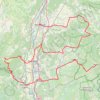 Montélimar - Nyons : Entre Drôme Provençale et Gorges de l'Ardèche GPS track, route, trail