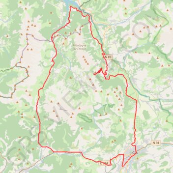 Tour du Dévoluy GPS track, route, trail