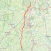 Randonnée d'Arcenant à Cluny GPS track, route, trail