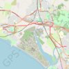 Irvine, Scotland to Stevenston and back GPS track, route, trail